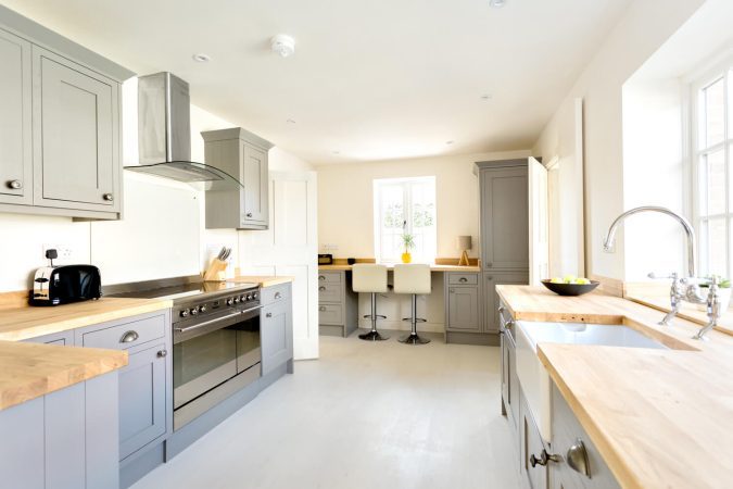 Cockley House Blakeney grey shaker style kitchen