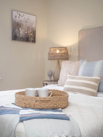 Smugglers Rest flint cottage bedroom