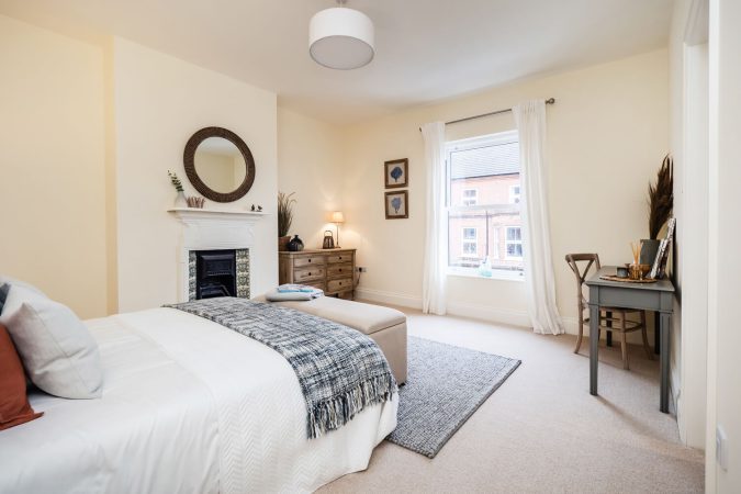 Highcroft renovation in Cromer, North Norfolk bedroom