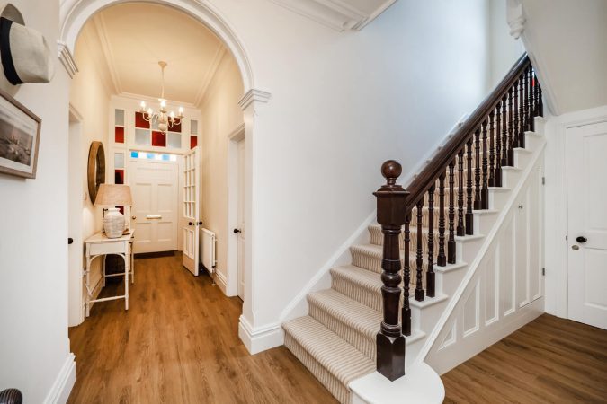 Highcroft renovation in Cromer, North Norfolk hallway