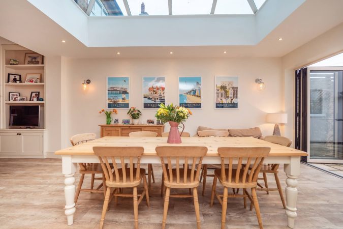 Rosewood, Victorian villa entension with roof lantern