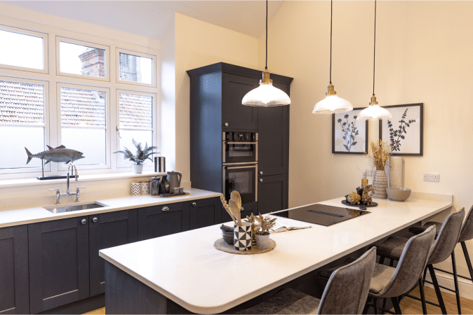 Collison Place kitchen with island unit