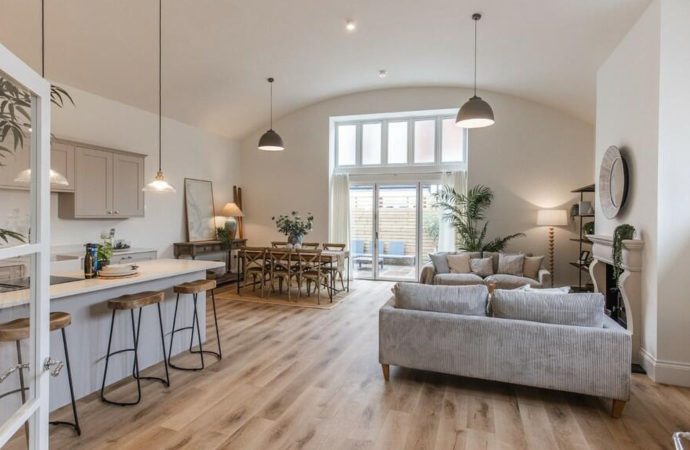 The Boathouse Detached House, The Strand, Sheringham with massive open plan living area